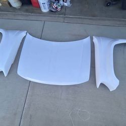 Jeep Grand Cherokee Fiberglass Fenders and Hood
