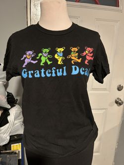 GRATEFUL DEAD-T-SHIRT-BLACK-SIZE SMALL - DANCING BEARS