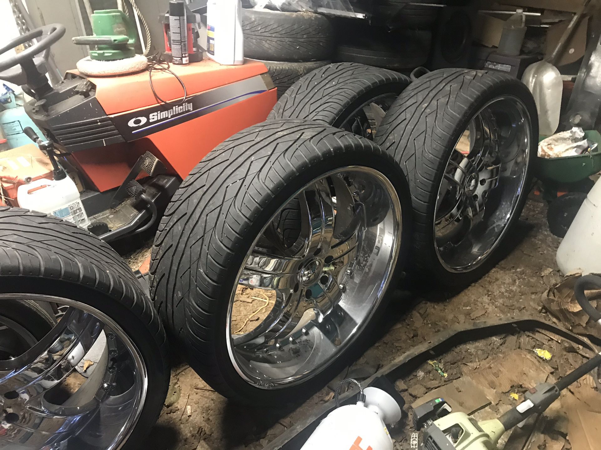 26” rims and tires