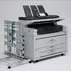 Ricoh MPW6700 wide format copier printer scanner - only 21K  meter reading