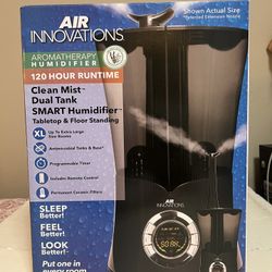 AIR INNOVATIONS Clean Mist Dual Tank Smart Humidifier w/Remote – Model MH-801B