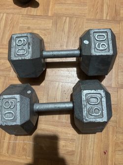 Dumbbells 60 pounds