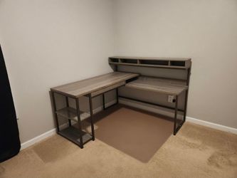 $50 Modern/Industrial L-Shaped desk