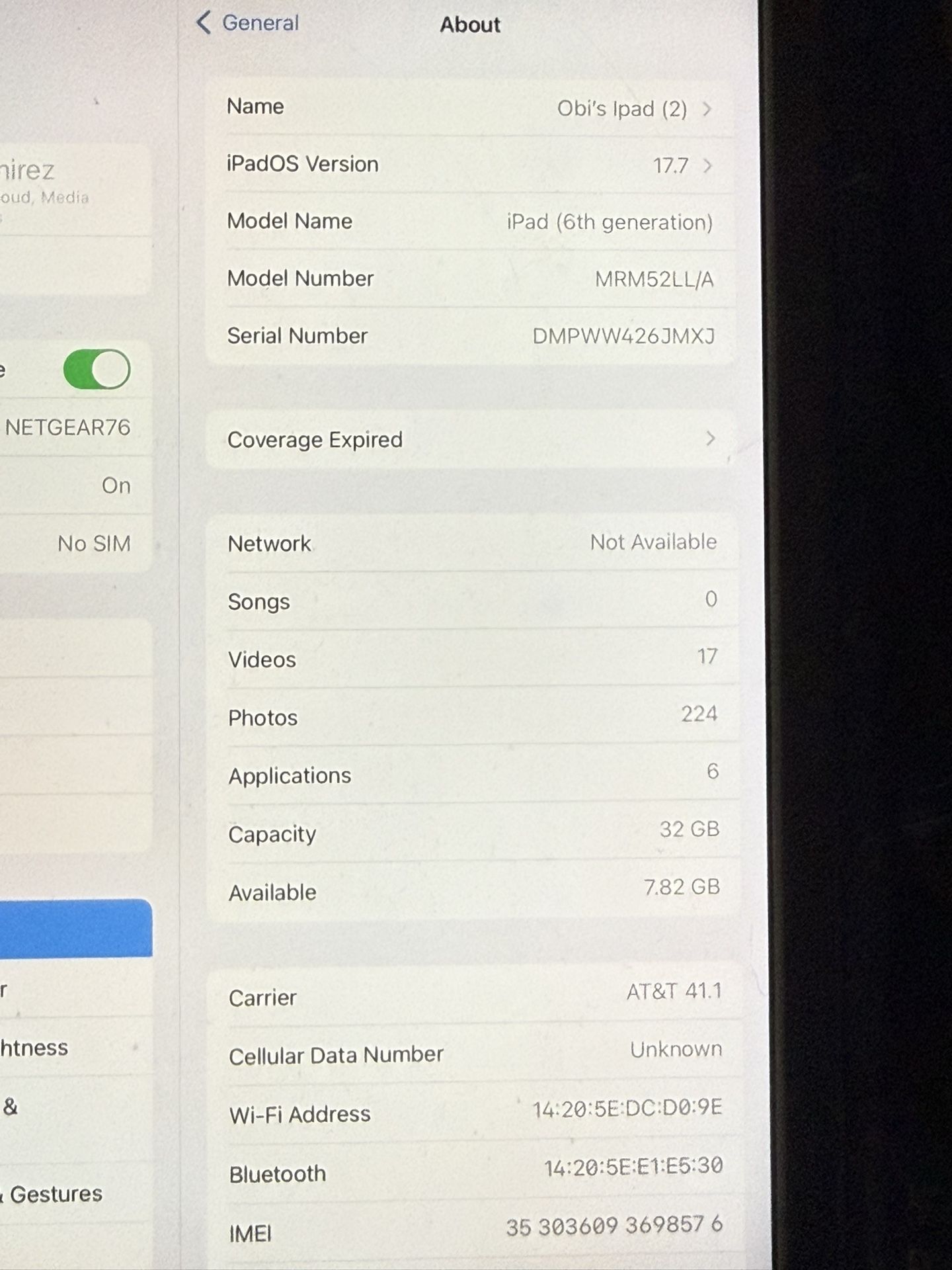 iPad 6th Generation