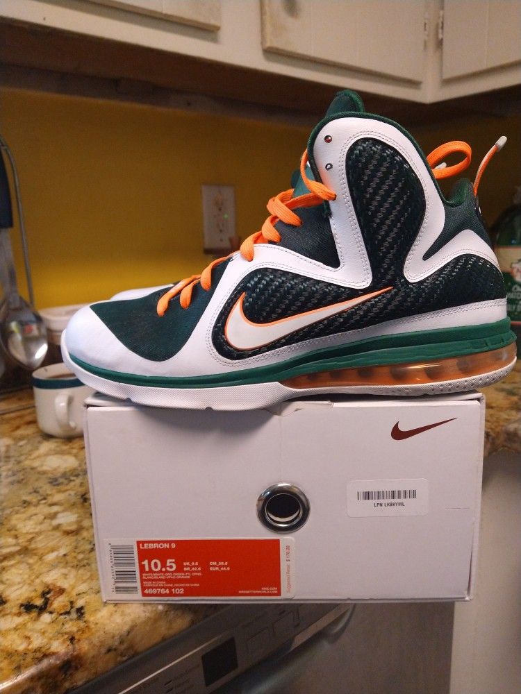 Nike LeBron 9 'Miami Hurricanes' - Available on  