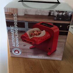Electric Automatic Dumpling Maker Machine Red Brand New in Box