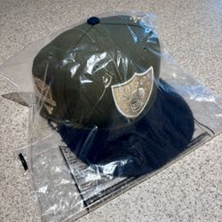 Raiders 59Fifty Fitted Hat Size 7 3/8
