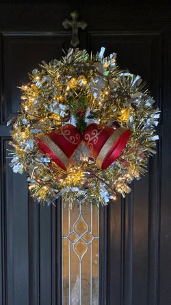 Light Up Christmas Wreath 