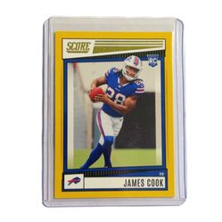  Panini Score James Cook Rookie Card #334 (Buffalo Bills)