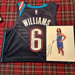 Autographed JAYLIN WILLIAMS Special edition jersey