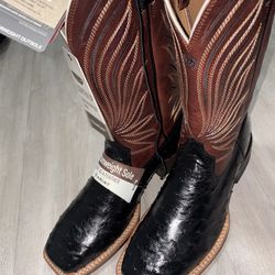 Ariat Full Quill Ostrich Western boots