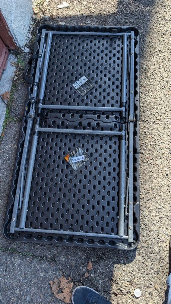 Foldable Table Black 