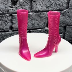 GENIE MAGIC MEYGAN Boots for Bratz Dolls metallic cream, pink