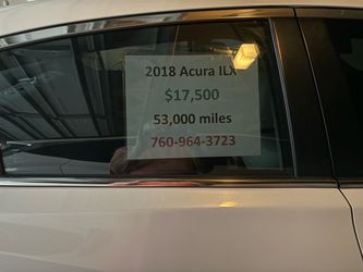 2018 Acura ILX – 53,000 Miles