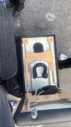 Portable massage table
