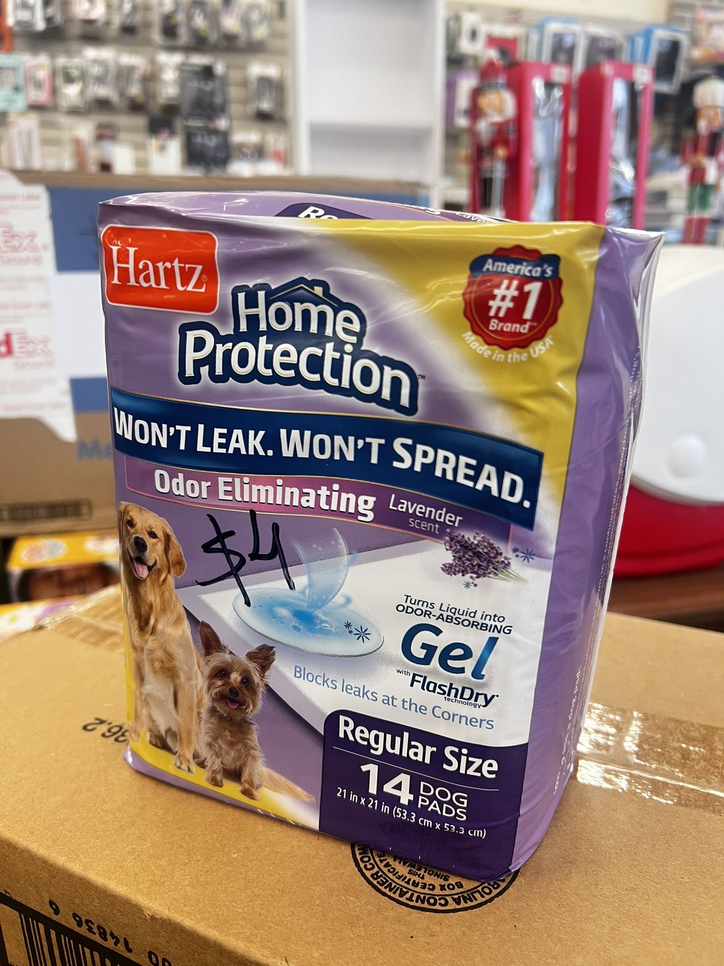 Dog Pads Home Protection Odor-Eliminating, 21 in x 21 in 14 pieces, New