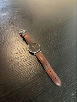 Daniel Wellington Classic Watch – Brown Leather Strap w/ Original Box