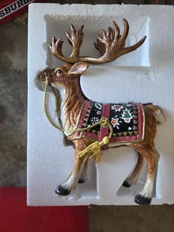 Fitz And Ford Vintage Reindeer Set Of 2