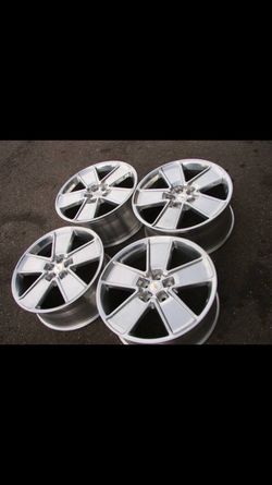 {|}{|}{|} 21" CHEVY CAMARO HIGH POLISHED STAGGERED WHEELS BRAND NEW {|}{|}{|}