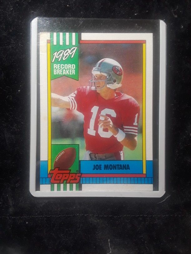49ER JOE MONTANA CARD #1 1990