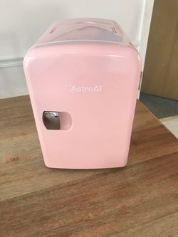 Mini fridge pink