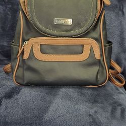 Black/brown Purse. Backpack Style 