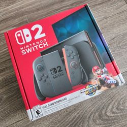 Nintendo SWITCH 2 + Mario Cart World Bundle Sealed ($580)