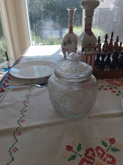 Princess House Crystal candy jar