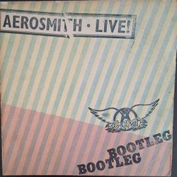 "Aerosmith Live! Bootleg" 1978 Columbia Orig 1st Press C 35565~VG+/VG+~(2 LP)