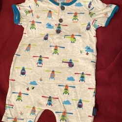 Ted Baker Unisex 0-3 Months Cotton Short Romper BNWOT
