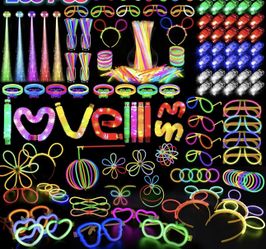183pc Party Supplies, Glow in the Dark  