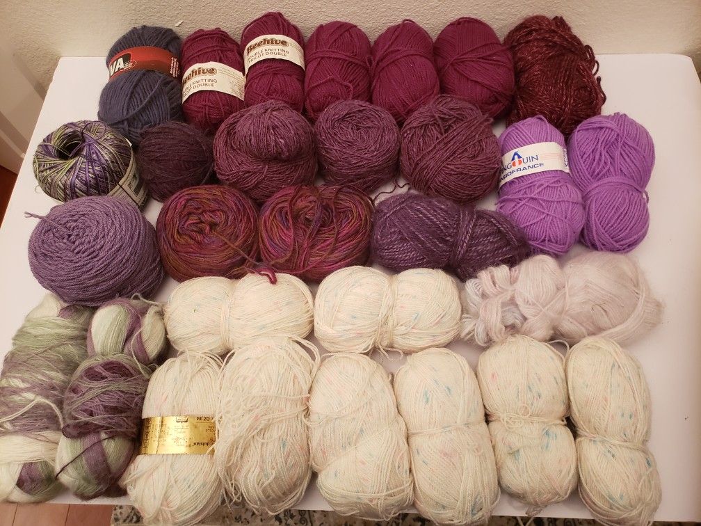 Yarn Wool/Acrylic 4.6lb  $39