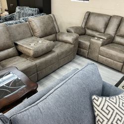 DROP DOWN TABLE RECLINER SET