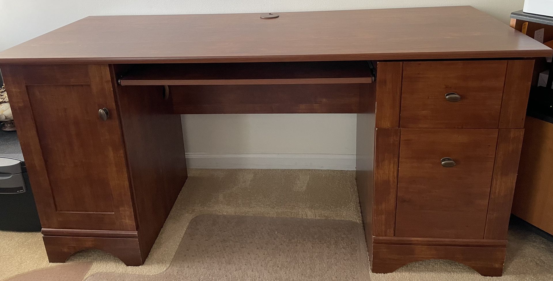 Brushed Maple Desk
