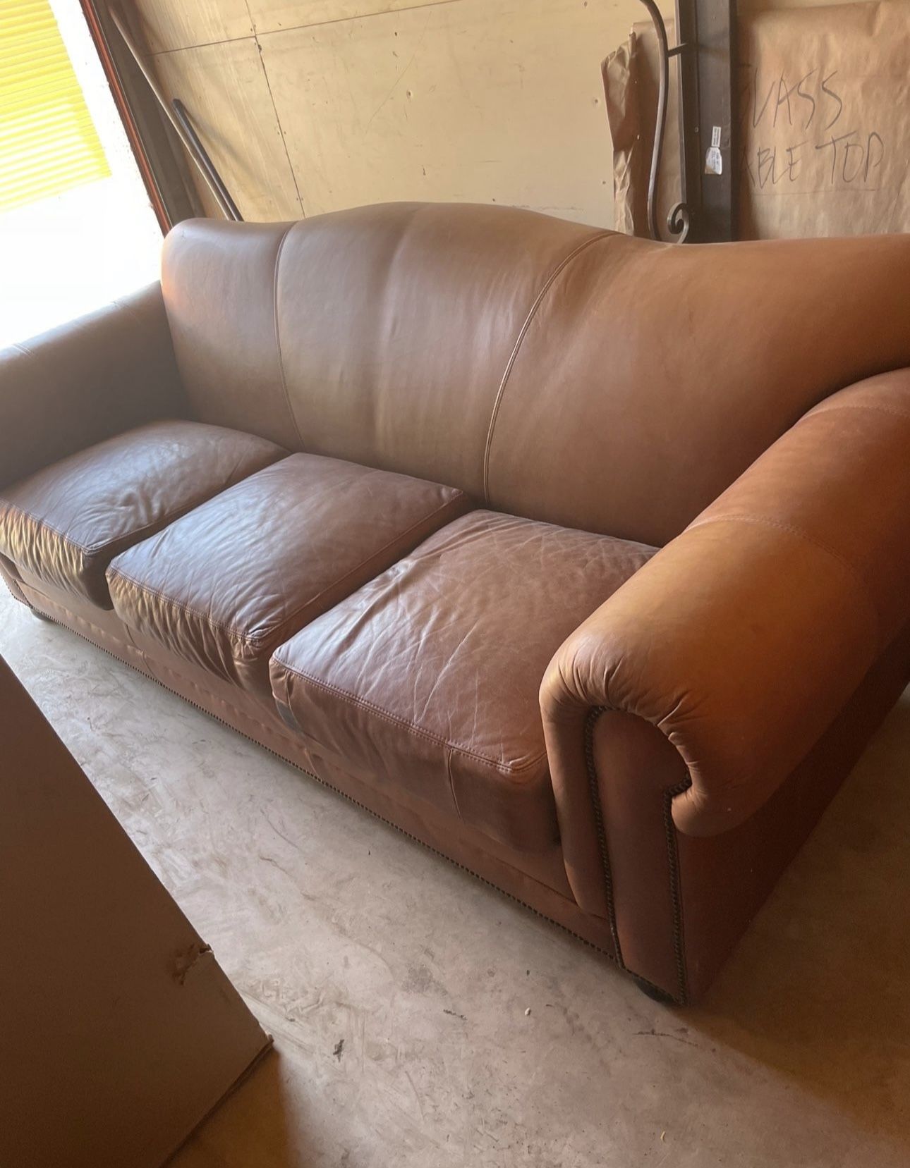 Arizona Leather Couch