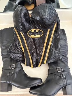 Bat woman corset costume