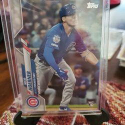 Chicago Cubs Nico Hoerner Rookie Javier Baez 2020 Topps Update Baseball Cards 