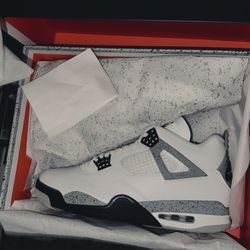 Jordan 4 Retro White Cement Size 10.5 Men 