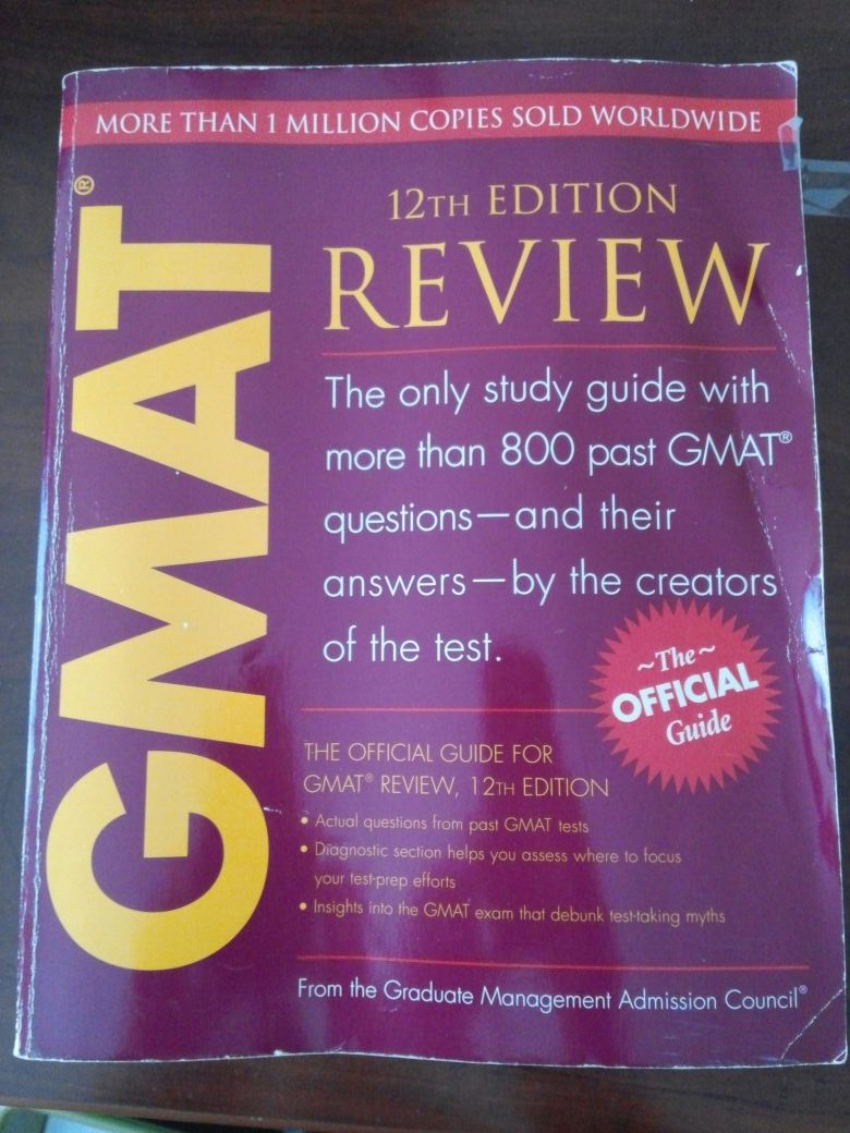 REDUCED!!!GMAT 12th Edition Review Guide book