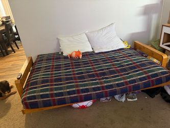 Full size futon with mattress