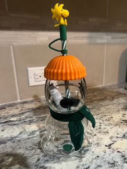 Snoopy glass cup