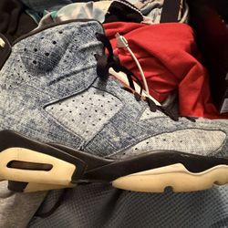 Jordan 6 Jean Slightly Worn Size 11