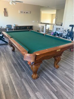 8 foot Camelot pool table