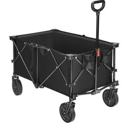 Goplus Collapsible Wagon For Sale $34.00 50%+ OFF Retail $68.99 NEW IN BOX