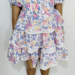 Happily Grey Girls Floral Dress Size 3t