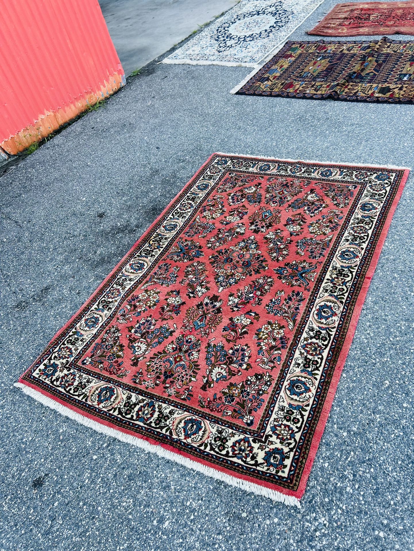 Handmade Afghan Oriental Rug – 5’6” x 4’ – Some Damage
