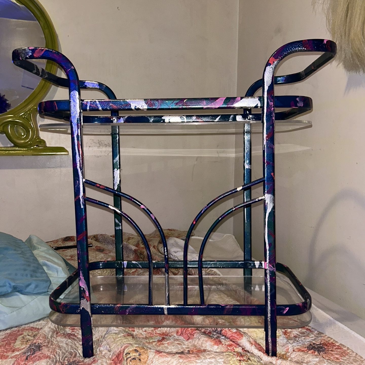 Up Cycled vintage Bar Cart 