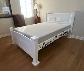 New White Full Bed And Mattress