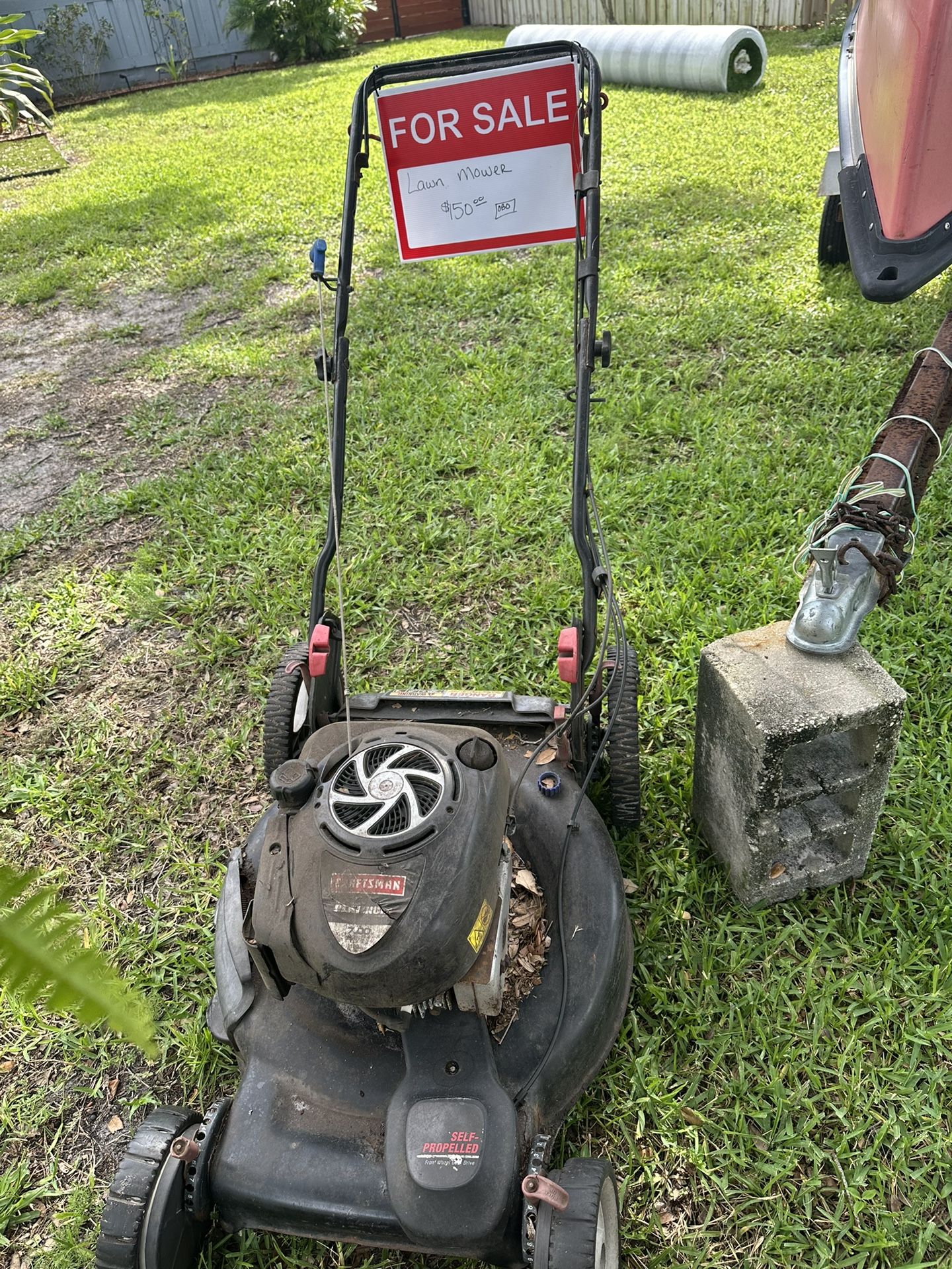 Gas Mower -works But Needs Blade Sharpened