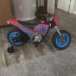 Battery Powered Spider-Man Motorcycle
